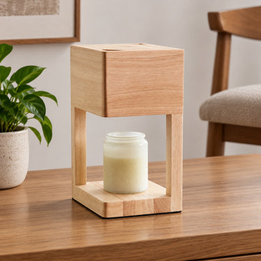 Modern Wood Candle Warmer Lamp for Bedroom and Living Room - product image 5-Stacehill