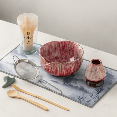 Petal Glaze Ceramic Matcha Set - product image 2-Stacehill