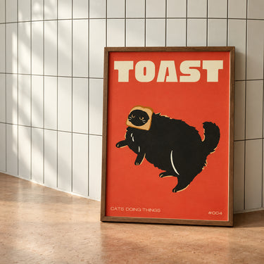 Playful Cat Canvas Wall Art - product image 1