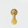 Amber Crystal Brass Cabinet Knob - product image 1