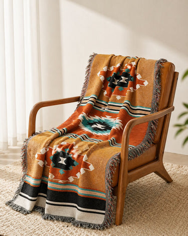 Avella Jacquard Fringe Throw Blanket - product image 1