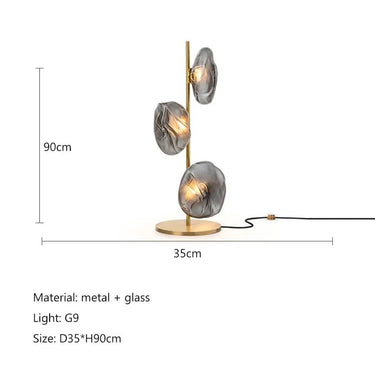Brava Stacked Glass Floor Lamp - product image 11