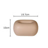 Cerra Round Ceramic Tissue Box - product image 1
