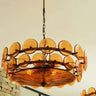 Clarion Colored Glass Chain Chandelier - product image 2