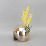 Elara Glass Vase with Marble Base - product image 1