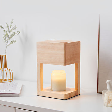 Eldin Wooden Candle Warmer Lamp - product image 1