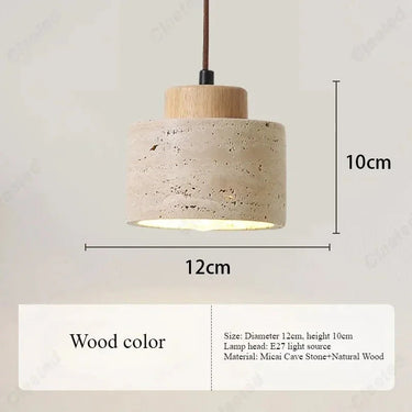 Lunelle Travertine Cord Pendant Lamp - product image 9