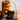 Modern Adjustable Arc Floor Lamp with Walnut Finish Amber Shade for Living Room - product image 7