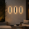 Modern Black Linear Outdoor LED Wall Light IP65 Dimmable - product image 1