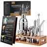 Premium 25 Piece Stainless Steel Bartender Kit with Bamboo Stand - product image 4