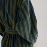 Retro Blue Green Organic Cotton Bathrobe - product image 1