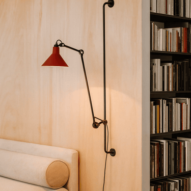 Rizzo Red Swing Arm Wall Lightht - product image 5