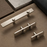 Titanium Silver Solid Brass Door Handle - product image 1