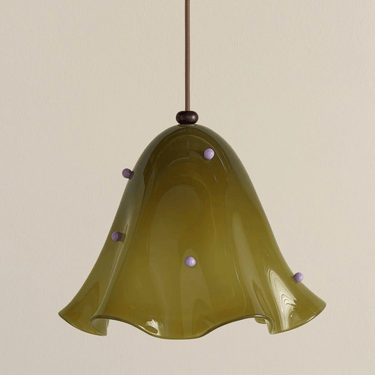 Virelle Floral Glass Pendant Light - product image 1