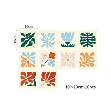 Virelle Floral PVC Peel and Stick Backsplash Tiles - product image 7