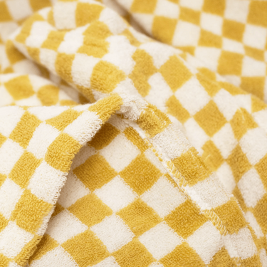 100% Organic Cotton Plaid Bathrobe with Yarn-Dyed Jacquard Weave - product image 3-Stacehill