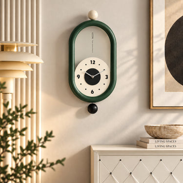 3D Long Pendulum Wall Clock with Silent Sweep Movement - product image 2-Stacehill