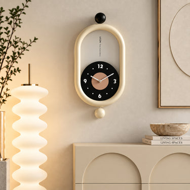3D Long Pendulum Wall Clock with Silent Sweep Movement - product image 3-Stacehill