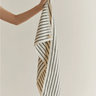 Black and White Striped 100% Combed Cotton Towels - product image 2-Stacehill
