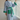 Colorful Geometric Stripe 100% Organic Cotton Bathrobe - product image 7-Stacehill