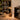 Japanese-Inspired Bamboo and Wood Table Lamp with Stained Glass Shade - product image 3-Stacehill