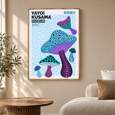 Japanese-Inspired Polka Dot Canvas Wall Art - product image 2-Stacehill