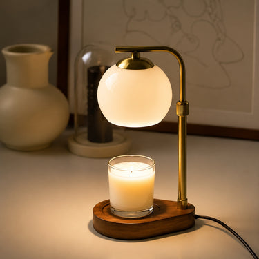 Modern Candle Warmer Table Lamp with Flameless Wax Heating - product image 7-Stacehill