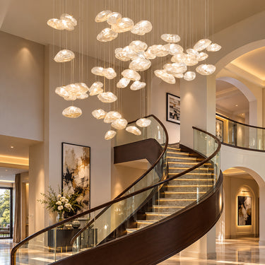 Modern Glass Cluster Pendant Light, Adjustable Multi-Head Chandelier - product image 4-Stacehill
