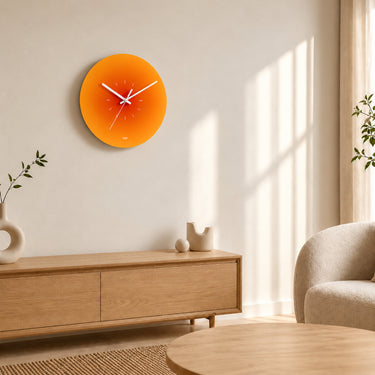 Modern Transparent Glass Wall Clock with Silent Sweep Movement - product image 4-Stacehill
