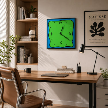 Modern Graffiti Art Silent Square Wall Clock - product image 4