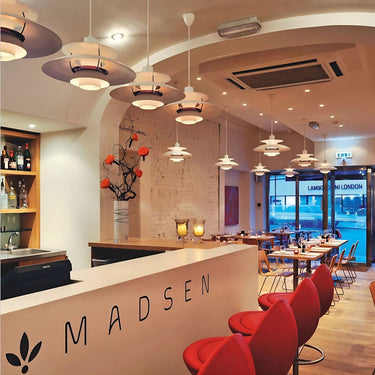 Modern Round Metal Pendant Light - product image 4-Stacehill