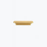Modern Solid Brass Straight Bar Cabinet Handle with Circular Ends - product image 7-Stacehill