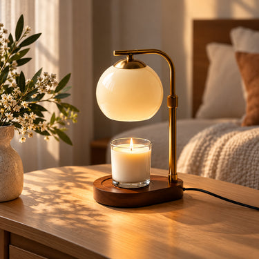 Modern Candle Warmer Table Lamp with Flameless Wax Heating - product image 4