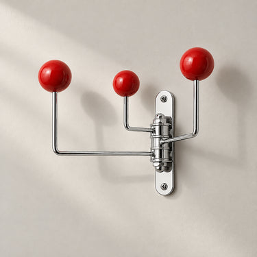 Retro Stainless Steel Rotating Arm Wall Hook Rack - product image 1-Stacehill