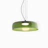 Scandinavian Layered Glass Drum Pendant Lamp with Adjustable Hanging Length - product image 10-Stacehill