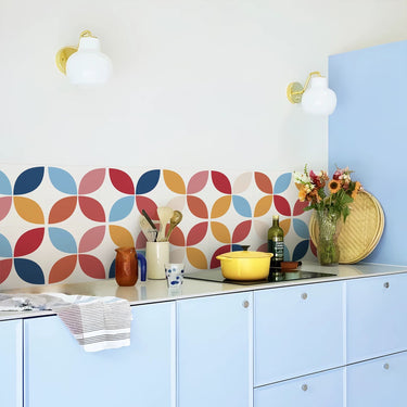 Virelle Retro Petal PVC Peel and Stick Backsplash Tiles - product image 4