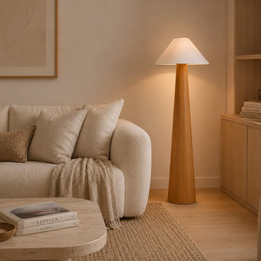 Arlo Wood and Fabric Floor Lamp - product image 3