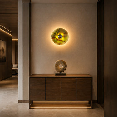 Auralis Marble Frosted Glass Wall Lamp - product image 4