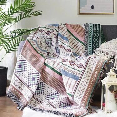 Avella Jacquard Fringe Throw Blanket - product image 3