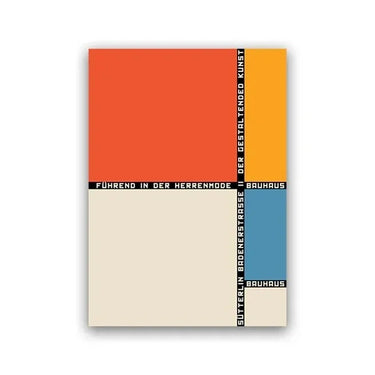Bauhaus Geometric Canvas Wall Art - product image 4
