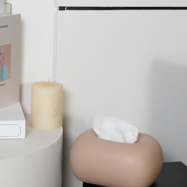 Cerra Round Ceramic Tissue Box - product image 4