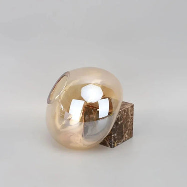Elara Glass Vase with Marble Base - product image 3