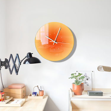 Elara Transparent Glass Wall Clock - product image 3