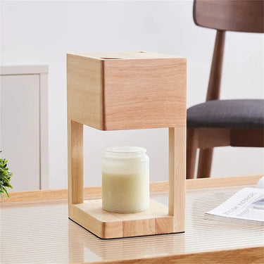 Eldin Wooden Candle Warmer Lamp - product image 2