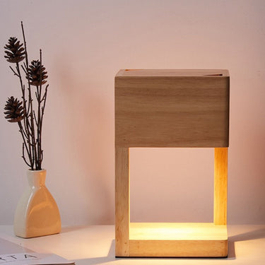 Eldin Wooden Candle Warmer Lamp - product image 4