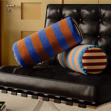 Elio Striped Cylindrical Accent Pillow - product image 3