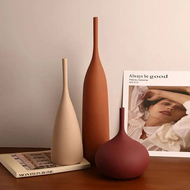 Elowen White Porcelain Ceramic Vase - product image 3