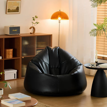 Faux Leather Bean Bag Chair Cover Soft Washable Cover Only - product image 3