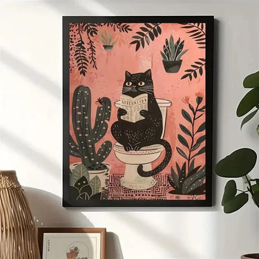 Fernlea Whimsical Cat Canvas Wall Art - product image 3