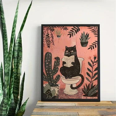 Fernlea Whimsical Cat Canvas Wall Art - product image 4